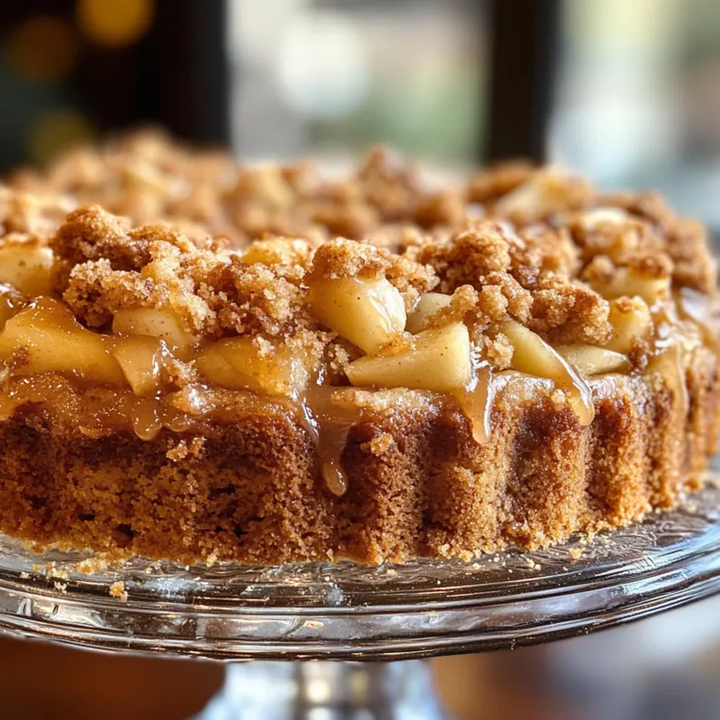 Apple Crisp Cake