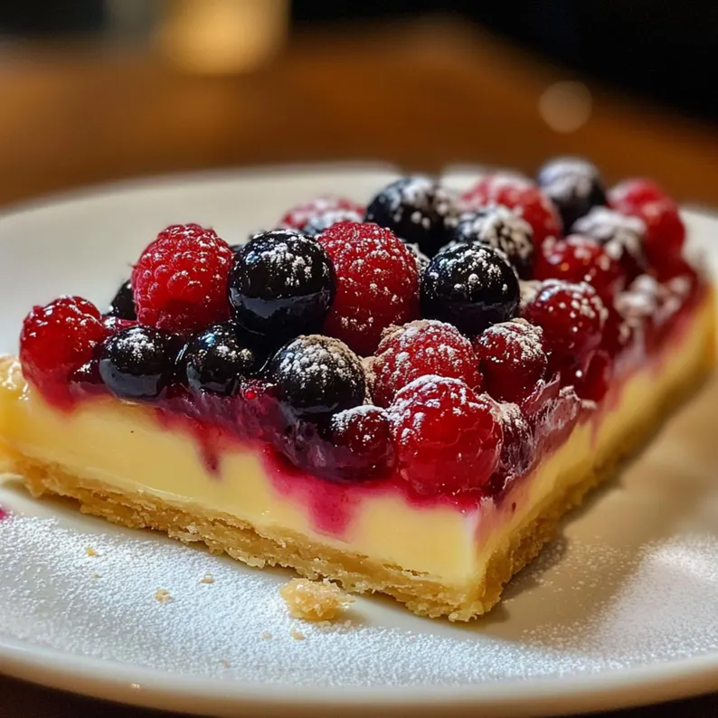 Berry Custard Pastry with Italian Crema Pasticcera