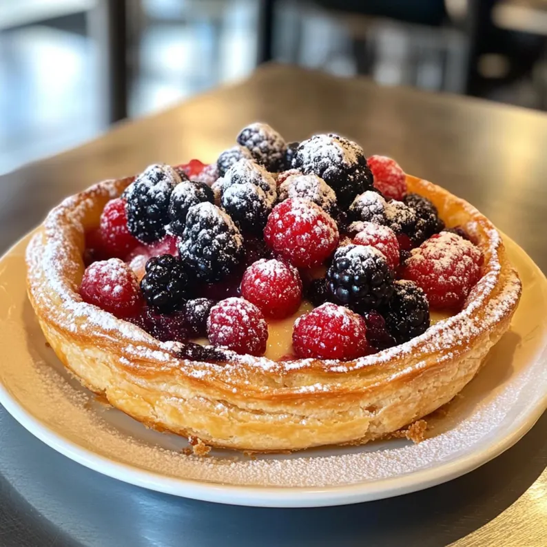 Berry Custard Pastry with Italian Crema Pasticcera
