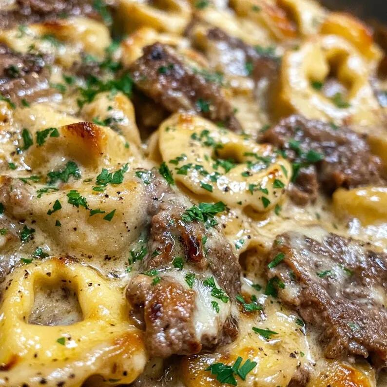 Cheesesteak Tortellini Bliss