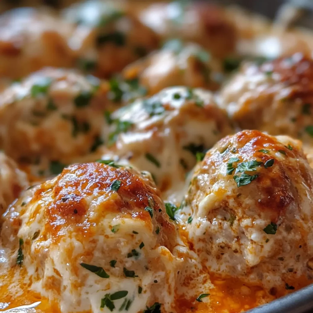 Juicy Chicken Ricotta Meatballs