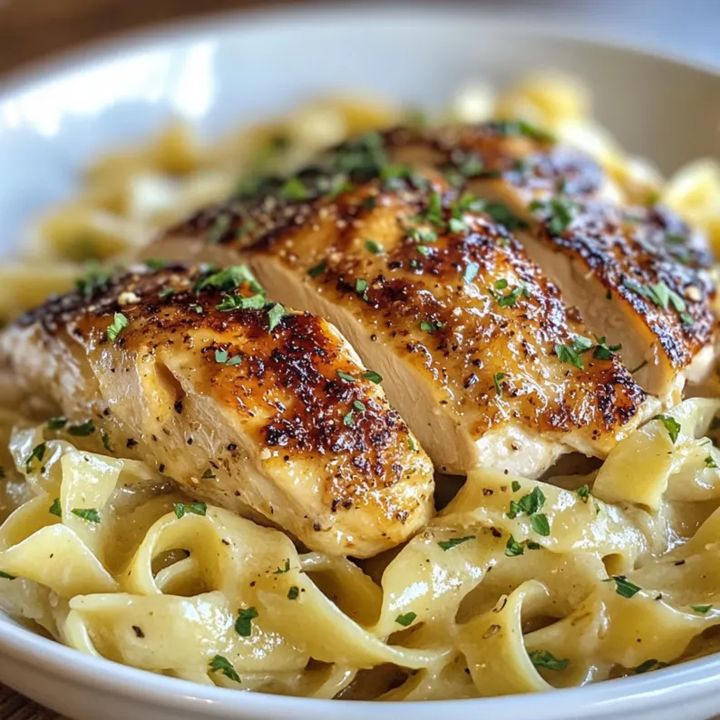 Chicken with Buttered Noodles