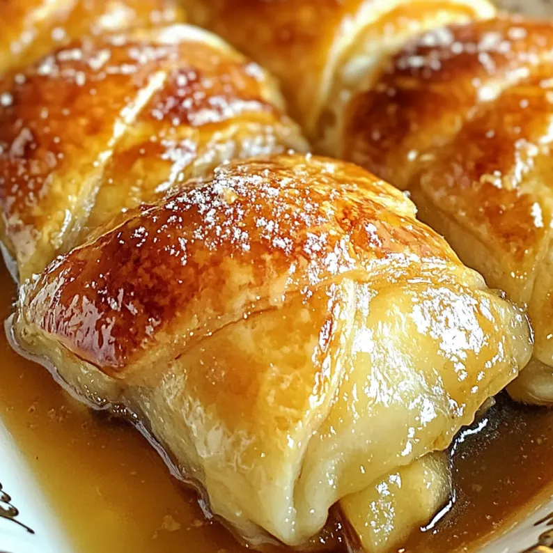 Crescent Roll Apple Dumplings