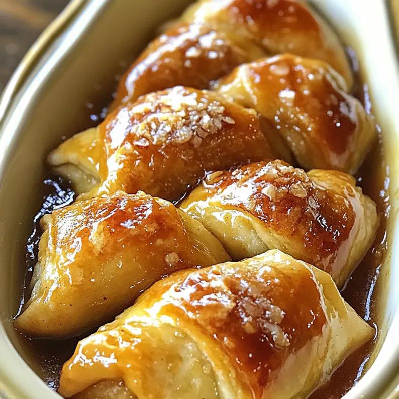 Crescent Roll Apple Dumplings
