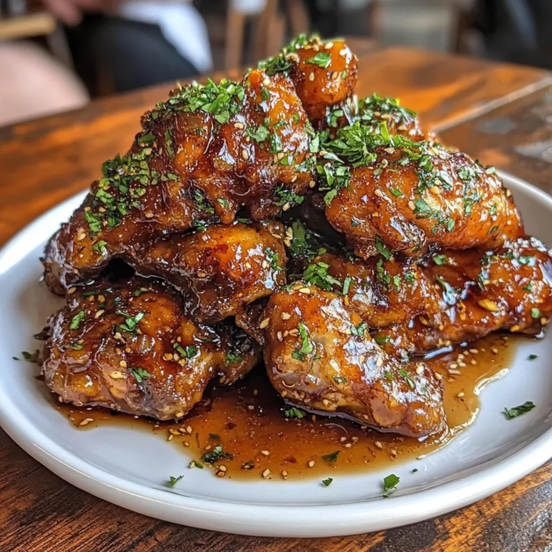 Honey Garlic Jerk Chicken Wings