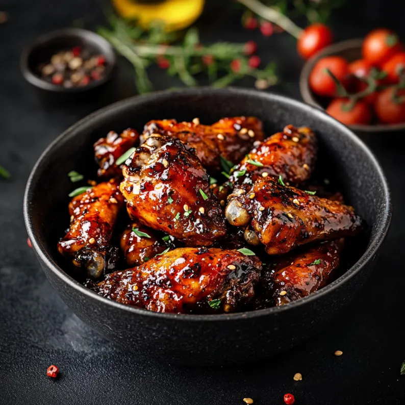 Honey Garlic Jerk Chicken Wings
