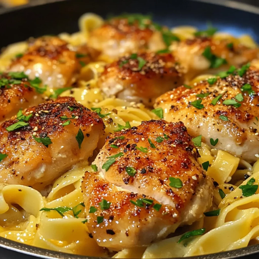 One-Pan Chicken with Buttered Noodles