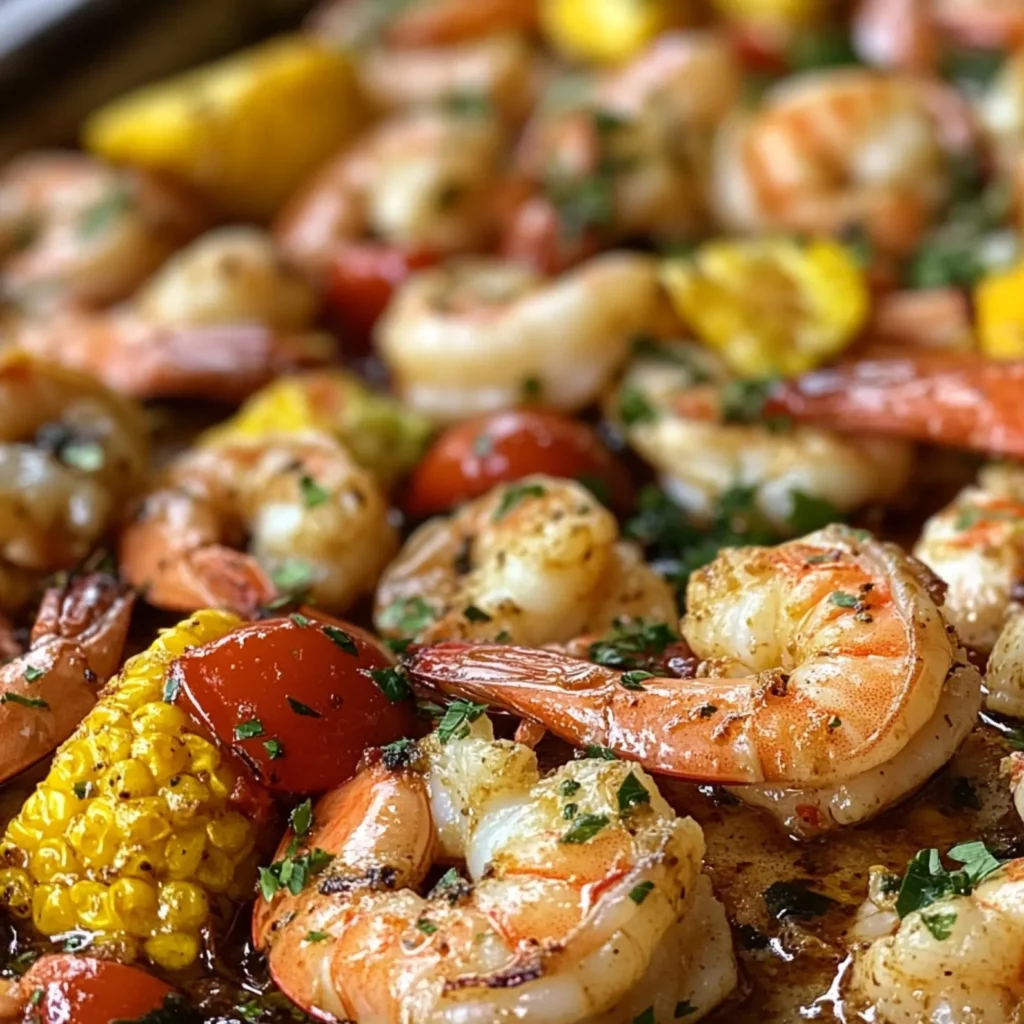 Sheet Pan Shrimp Boil