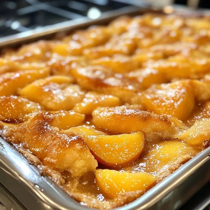 peach cobbler