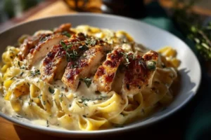 Creamy Chicken Fettuccine Alfredo