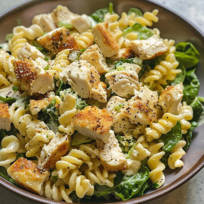 Creamy Chicken Pasta Salad