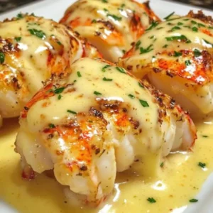 Creamy Garlic Butter Lobster Tails