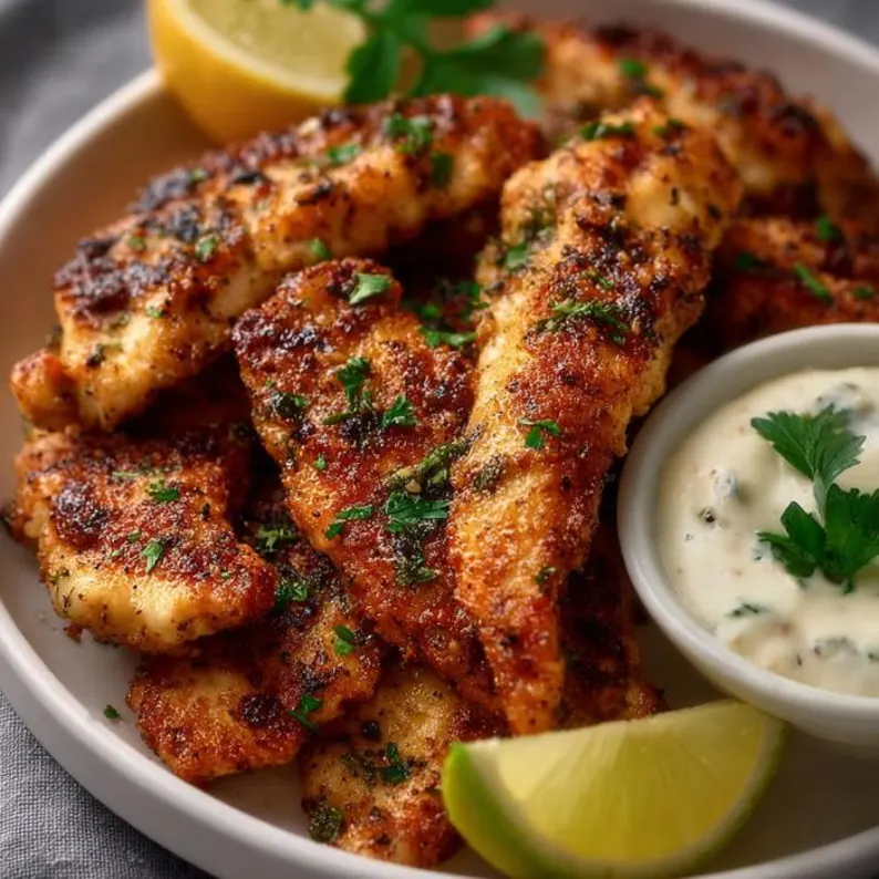 Crispy Blackened Chicken