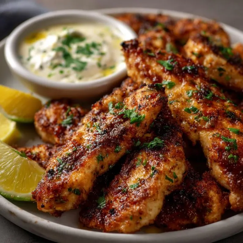 Crispy Blackened Chicken