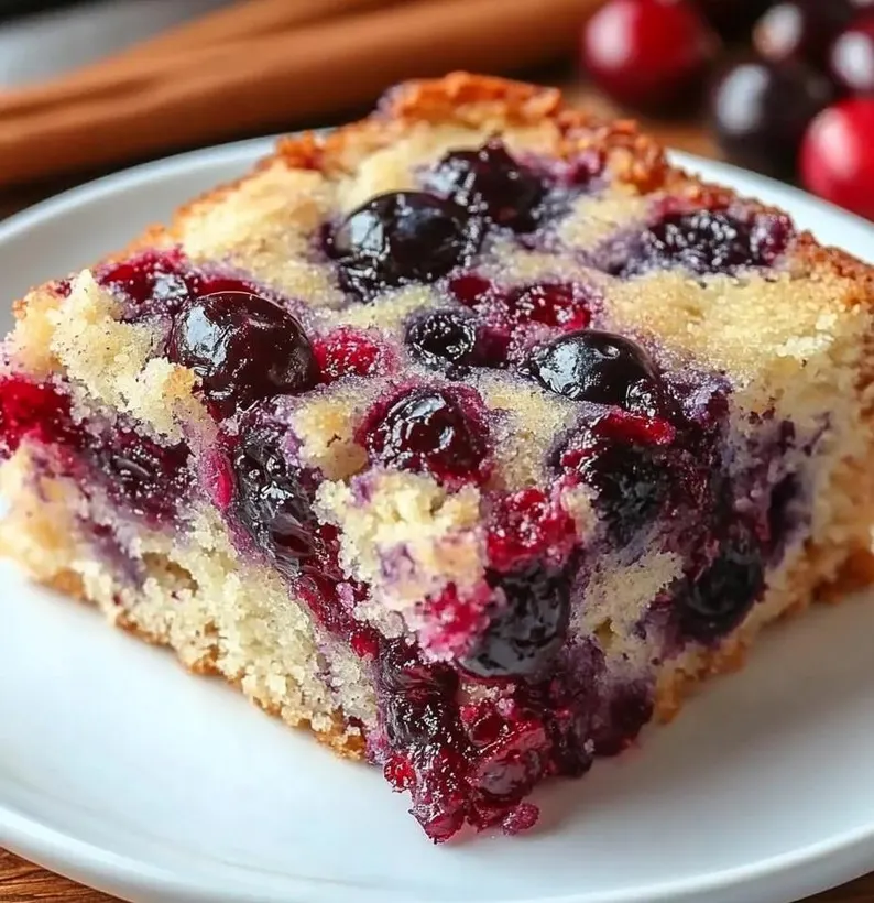 Buttermilk Blueberry Breakfast Cake
