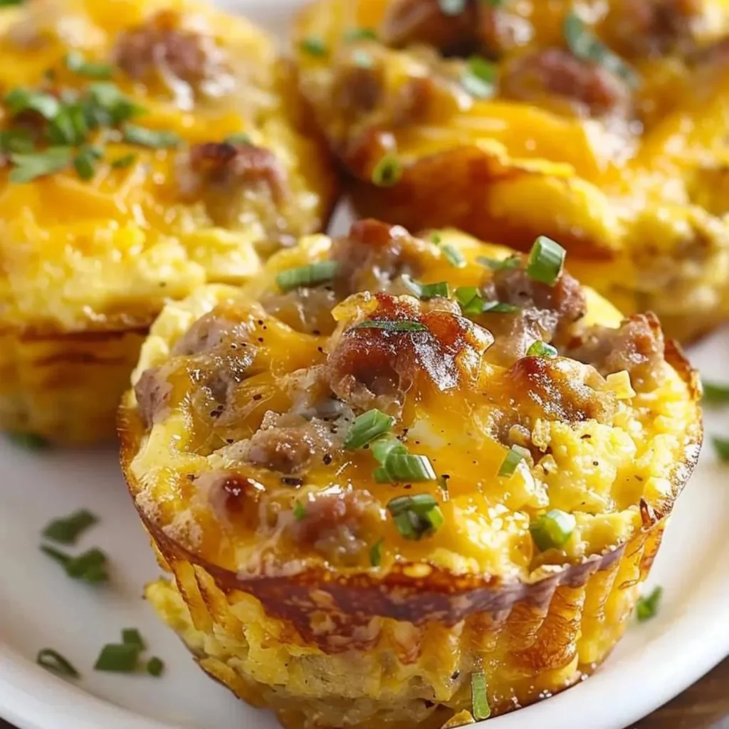 Cheese and Sausage Egg Muffins