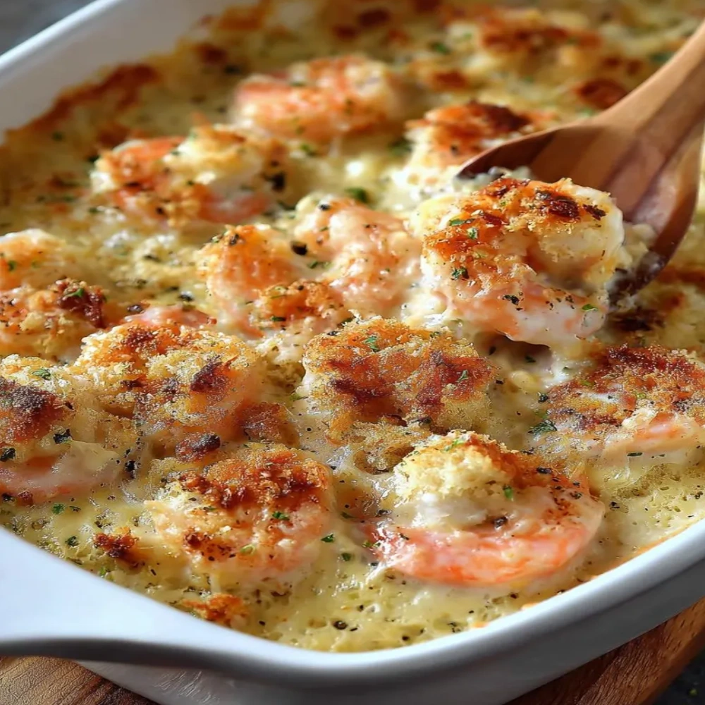 Garlic Parmesan Baked Shrimp