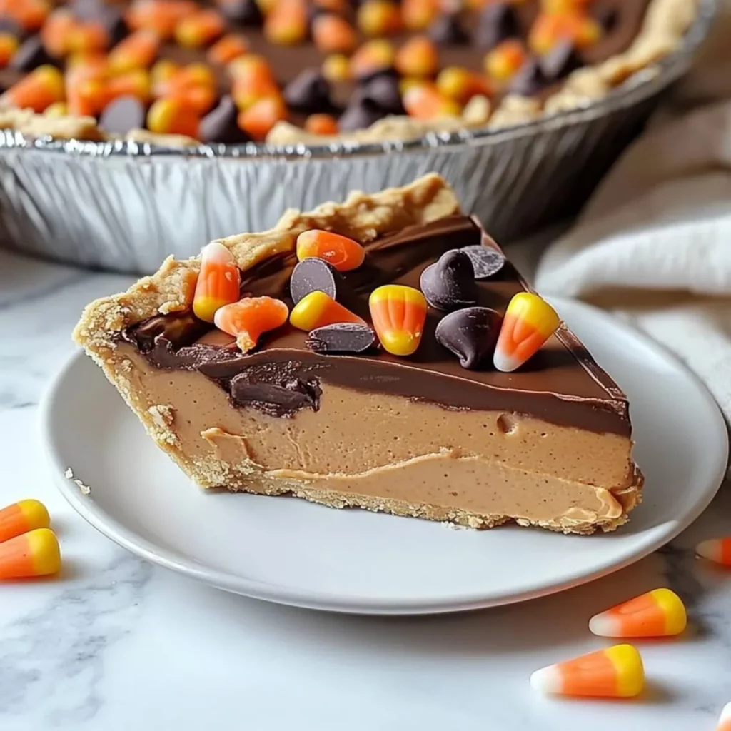 Giant Reeses Peanut Butter Pie