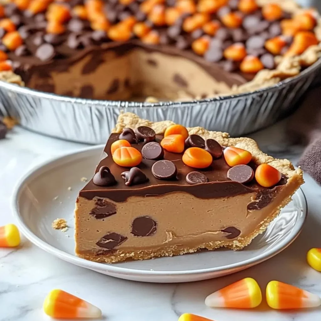 Giant Reeses Peanut Butter Pie