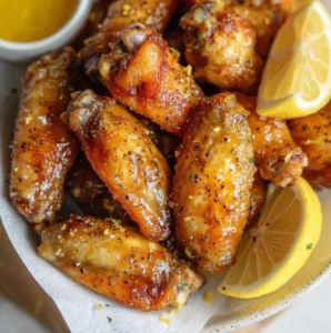 Honey Lemon Pepper Wings