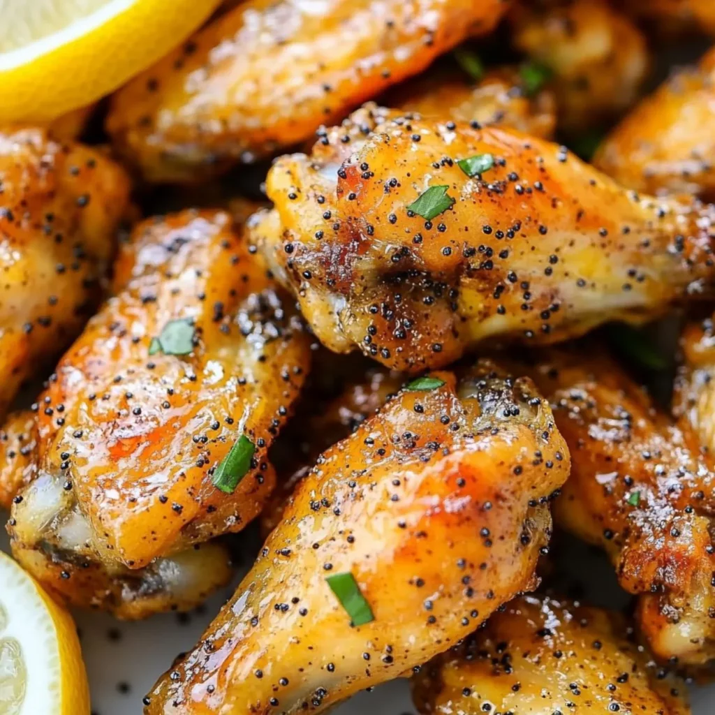 Honey Lemon Pepper Wings