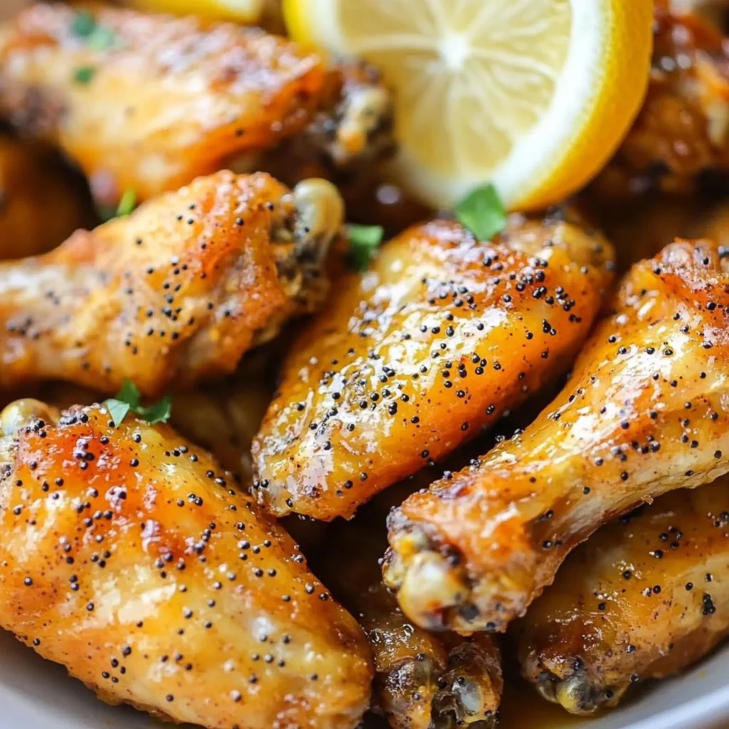 Honey Lemon Pepper Wings