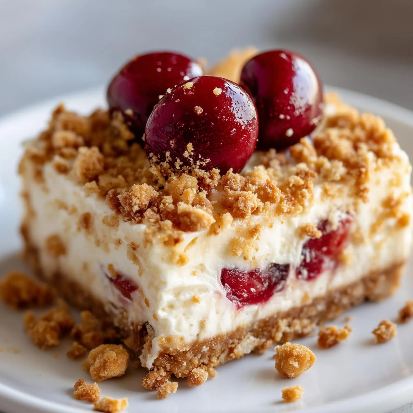 Cherry Cheesecake Bars