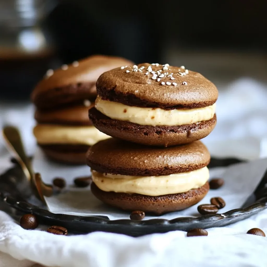 Chocolate Ganache Whoopie Pies