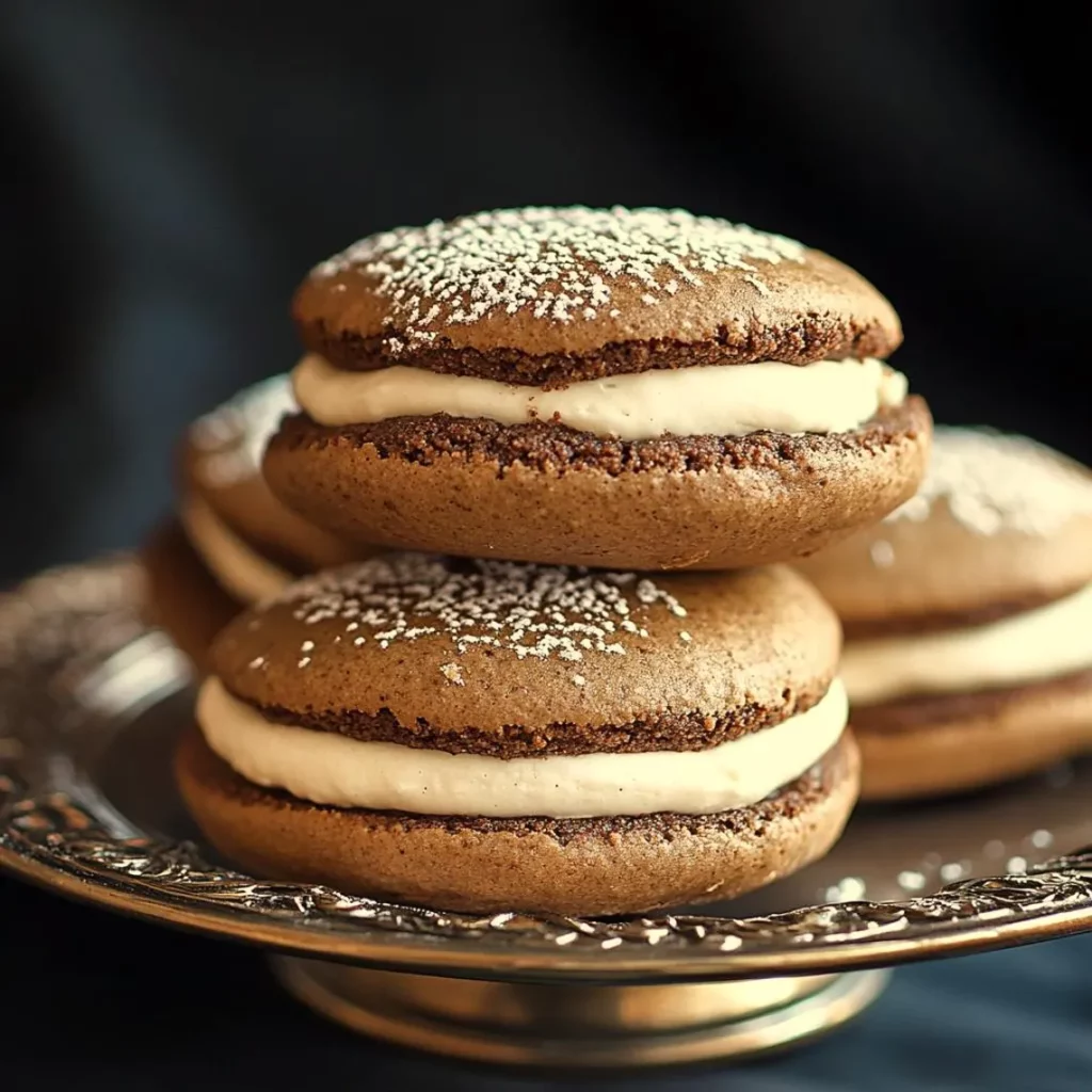 Chocolate Ganache Whoopie Pies
