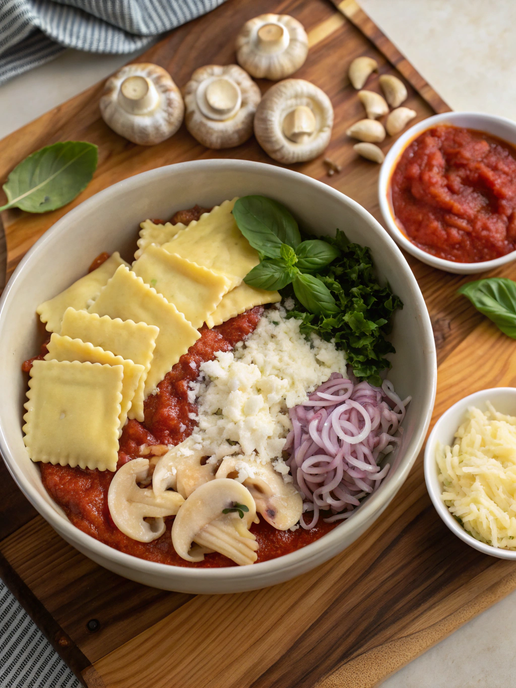 Ravioli Lasagna Casserole ingredients
