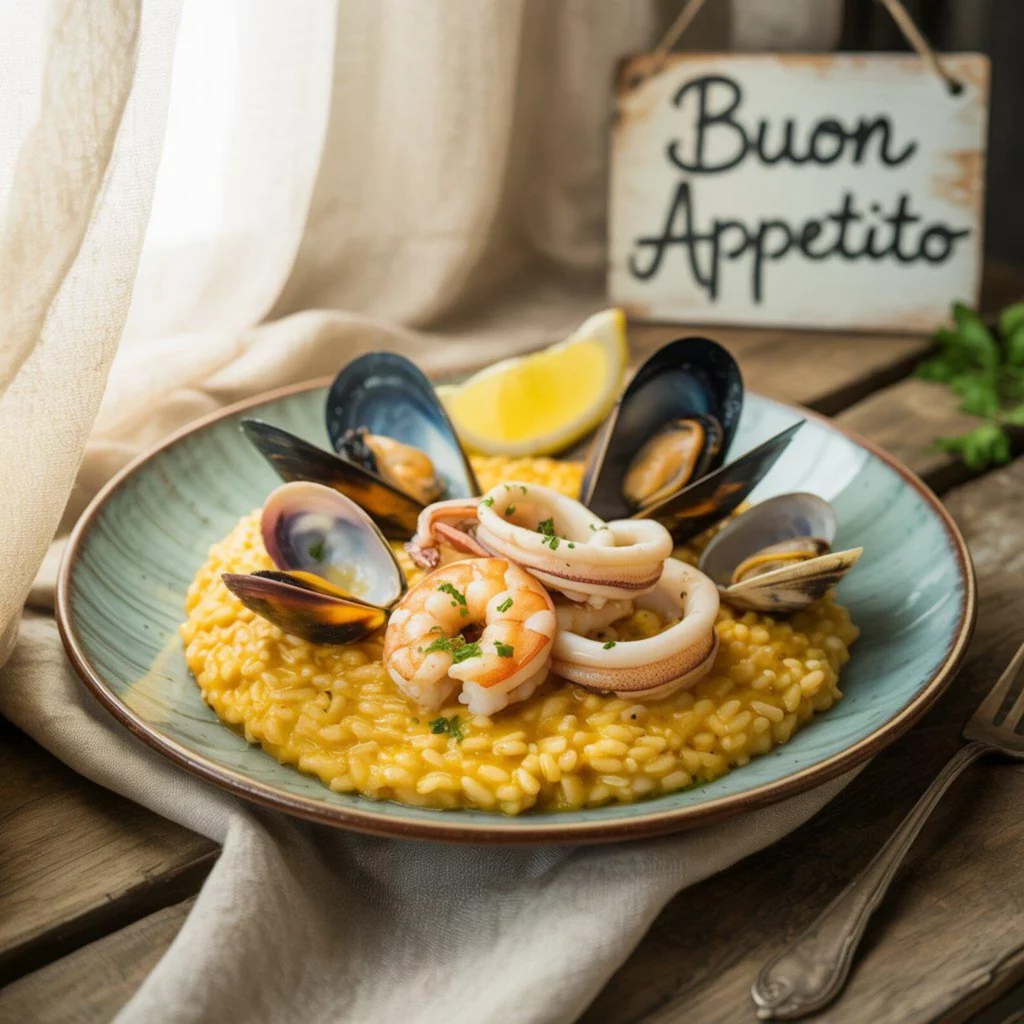 Italian Risotto with Seafood