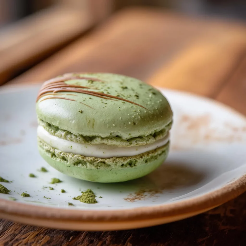 Matcha White Chocolate Macaron