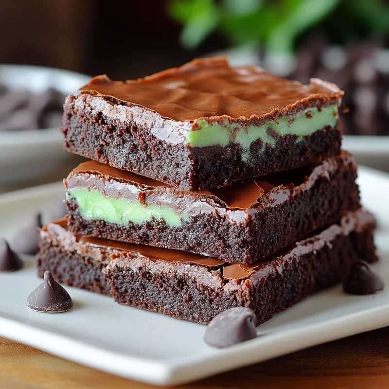 Mint Chocolate Brownies