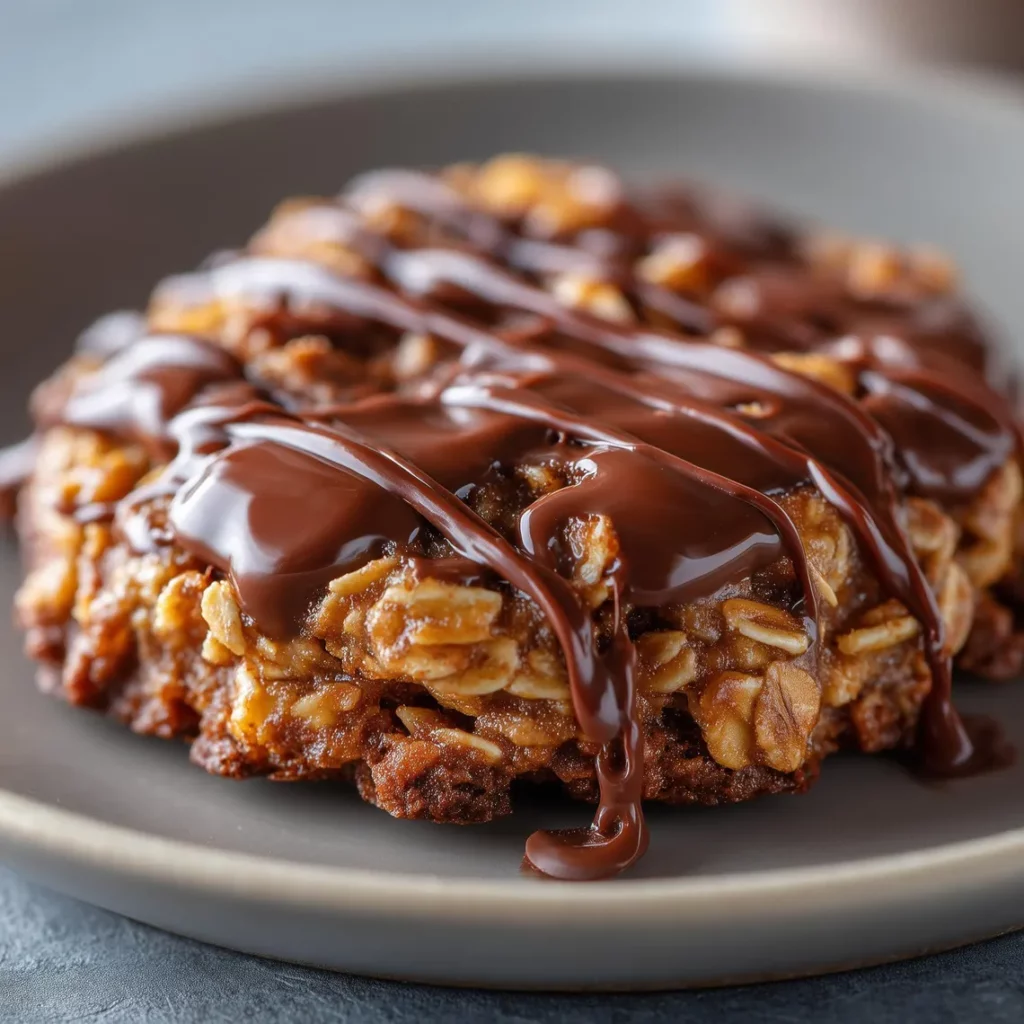 No Bake Chocolate Peanut Butter Oatmeal Cookies
