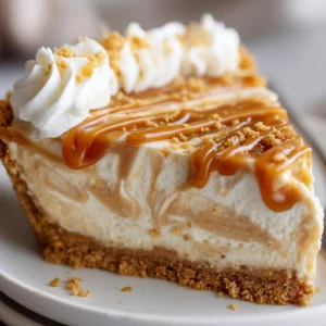 No Bake Dulce de Leche Cheesecake