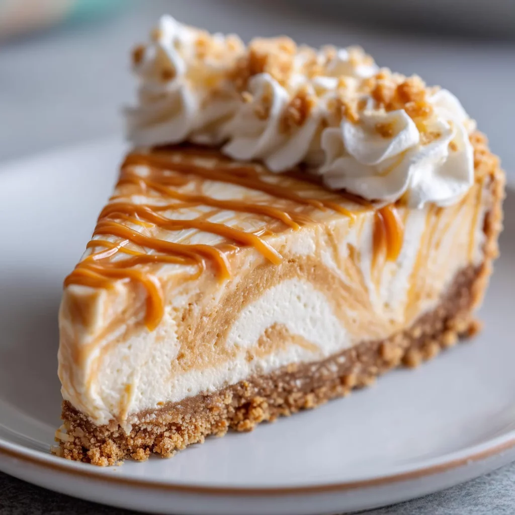 No Bake Dulce de Leche Cheesecake