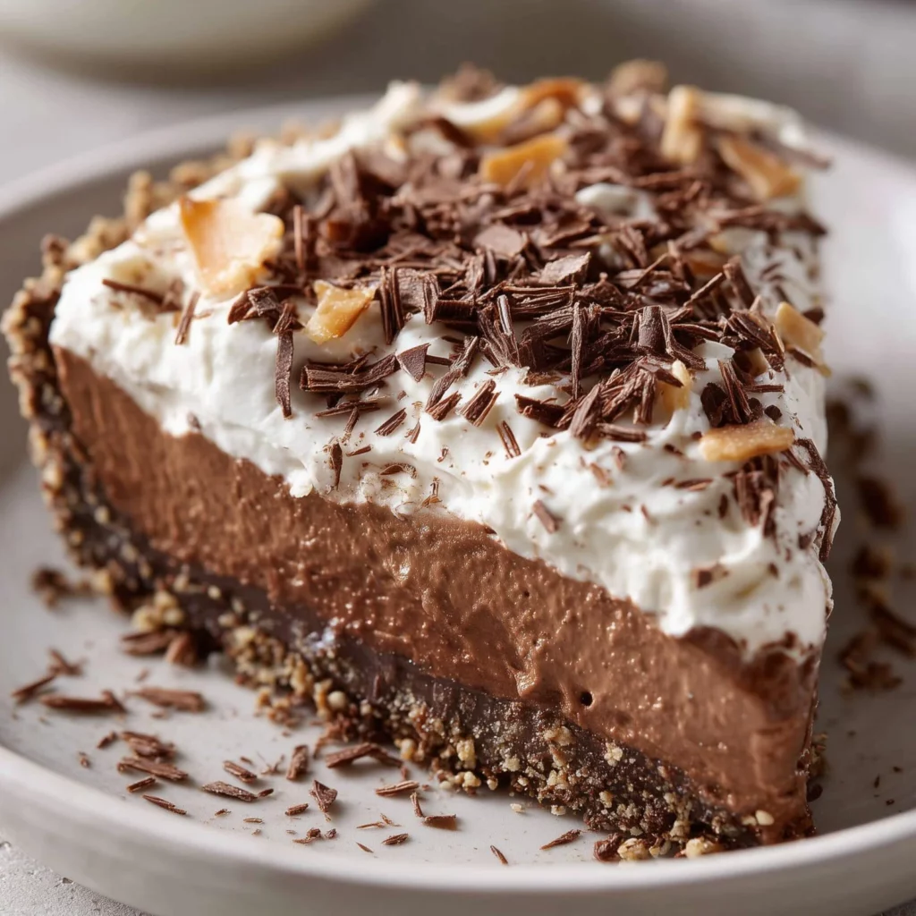No Bake Vegan Mississippi Mud Pie