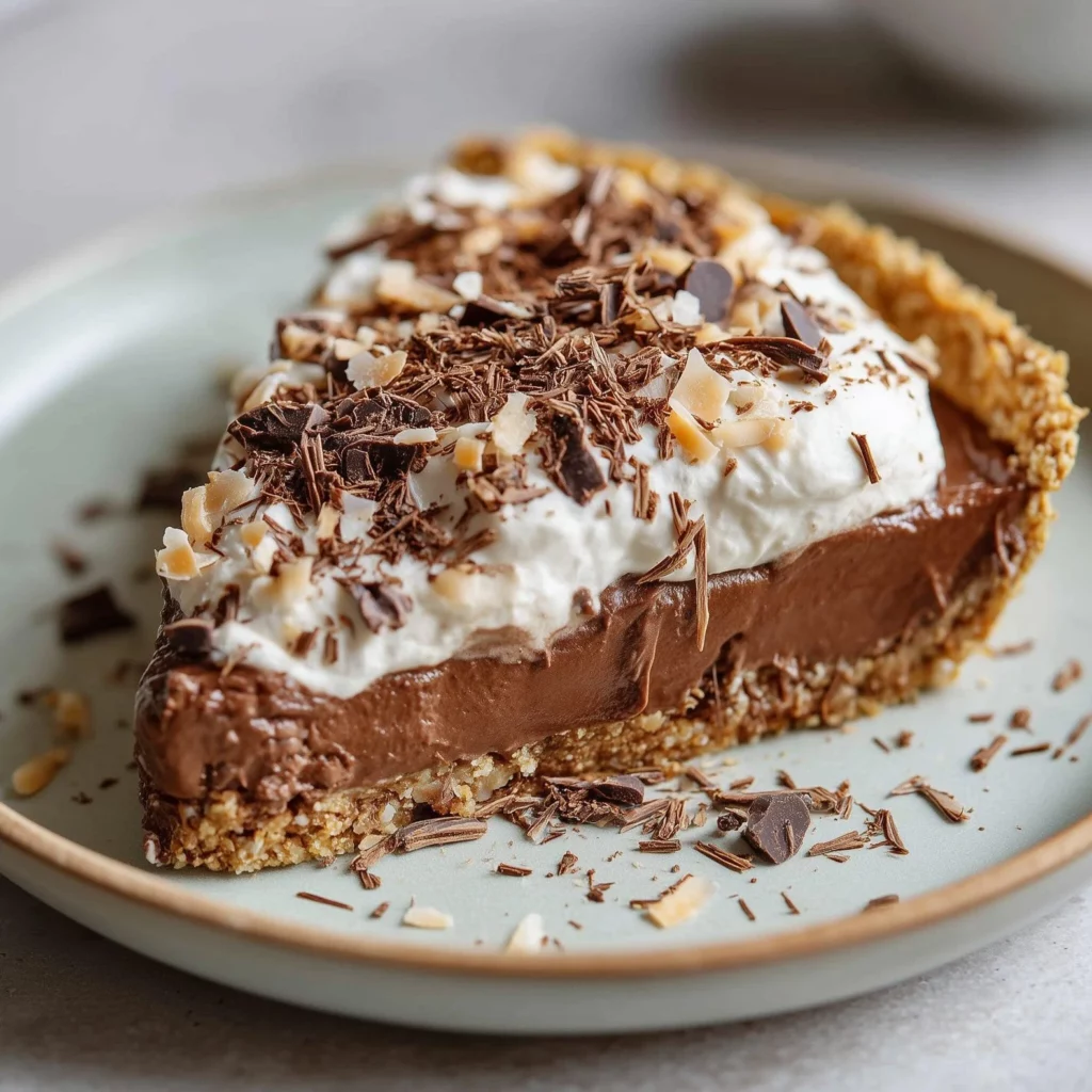 No Bake Vegan Mississippi Mud Pie