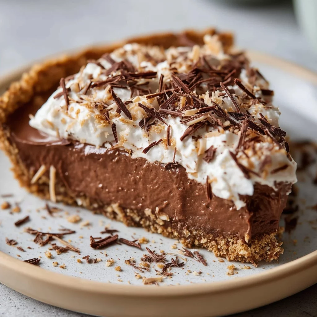 No Bake Vegan Mississippi Mud Pie