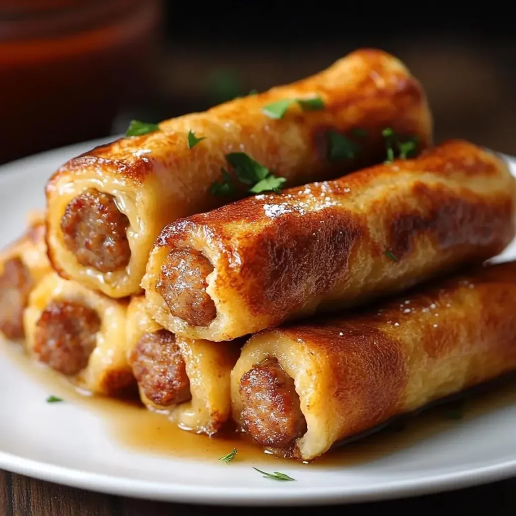 Sausage French Toast Roll-Ups