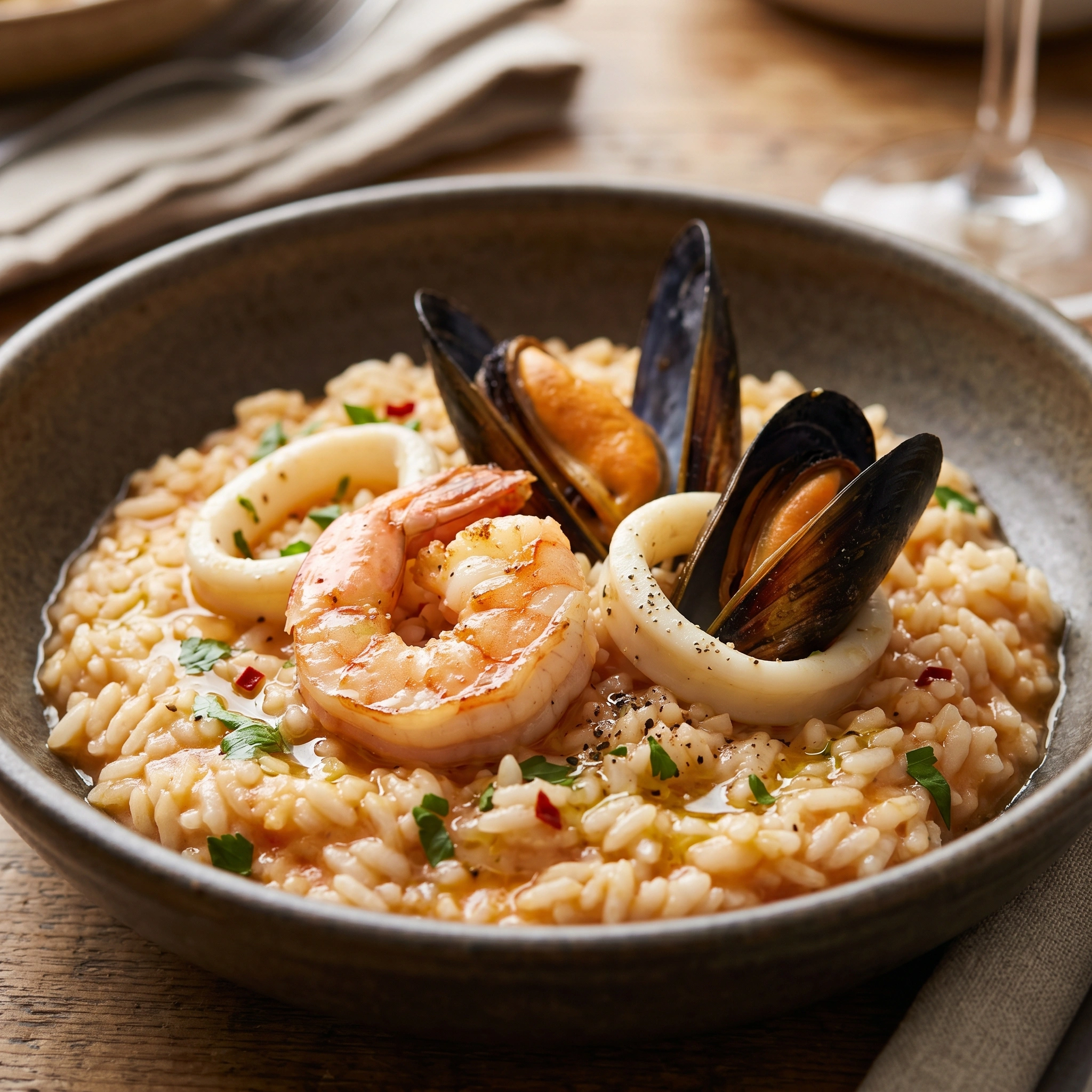 risotto sea food