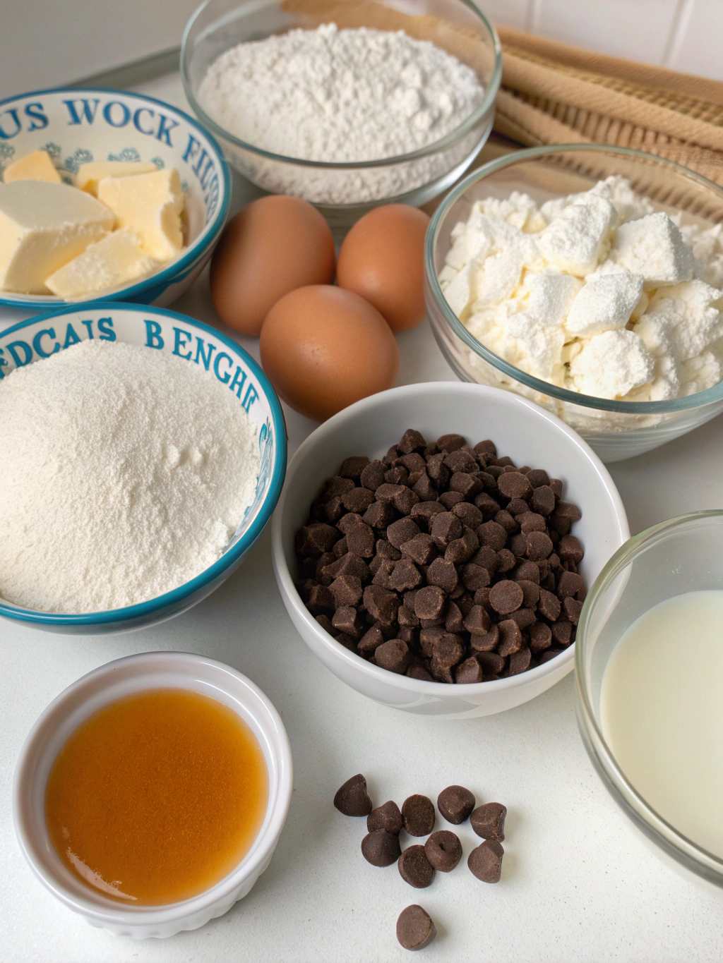 Chocolate Cream Cheese Tunnel Cake ingredients