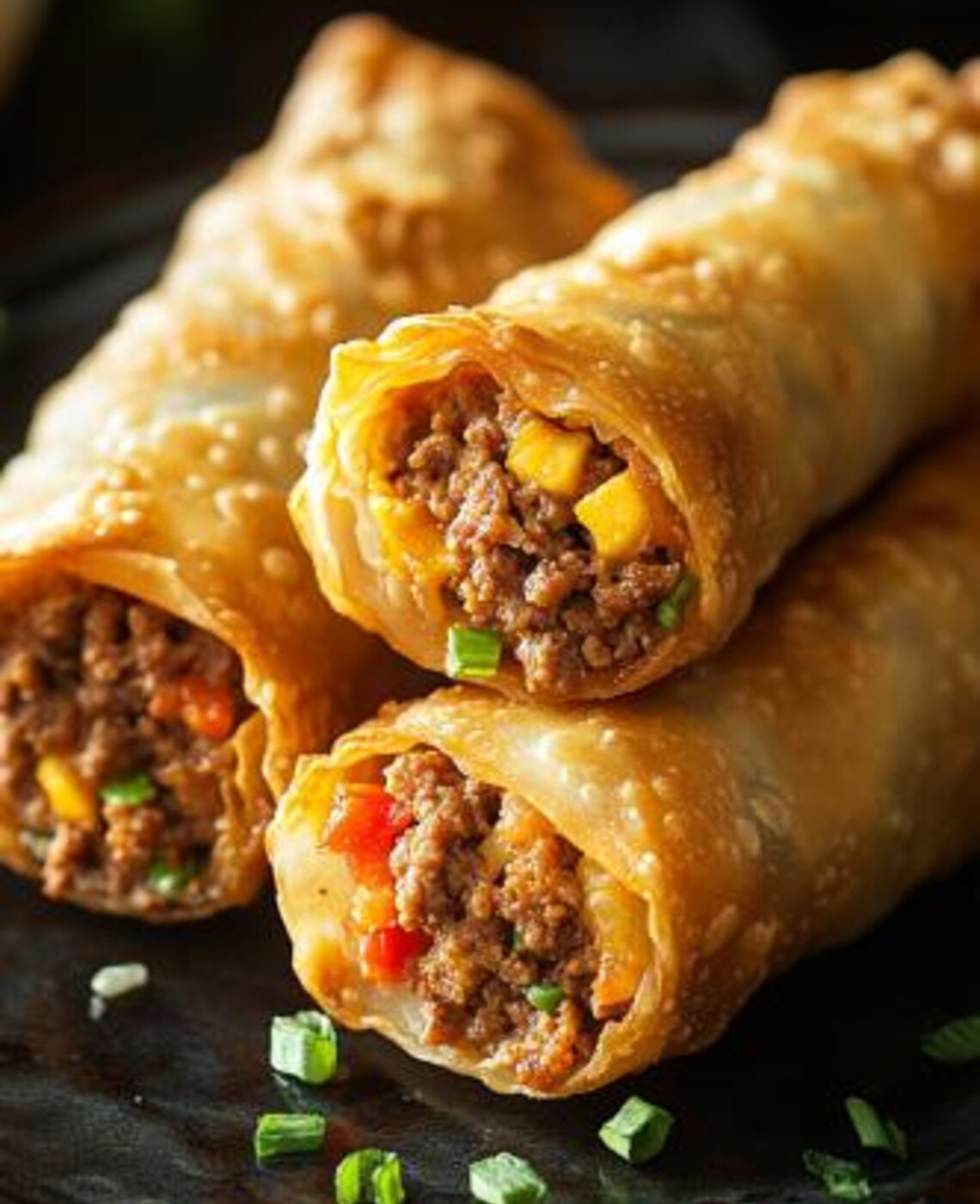 Beef Egg Rolls