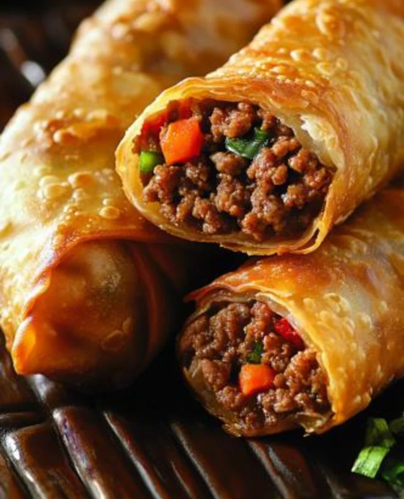 Beef Egg Rolls