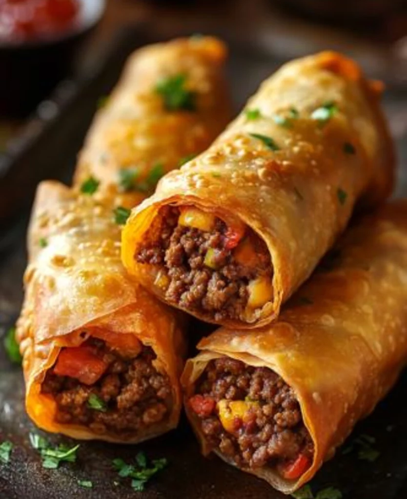 Beef Egg Rolls