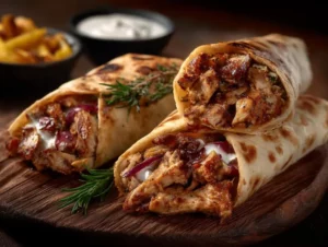 Grilled Chicken Shawarma Wrap