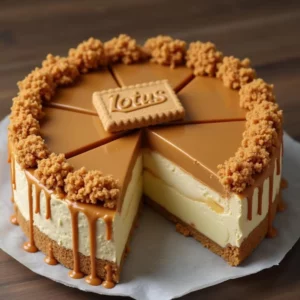 No-Bake Biscoff Cheesecake