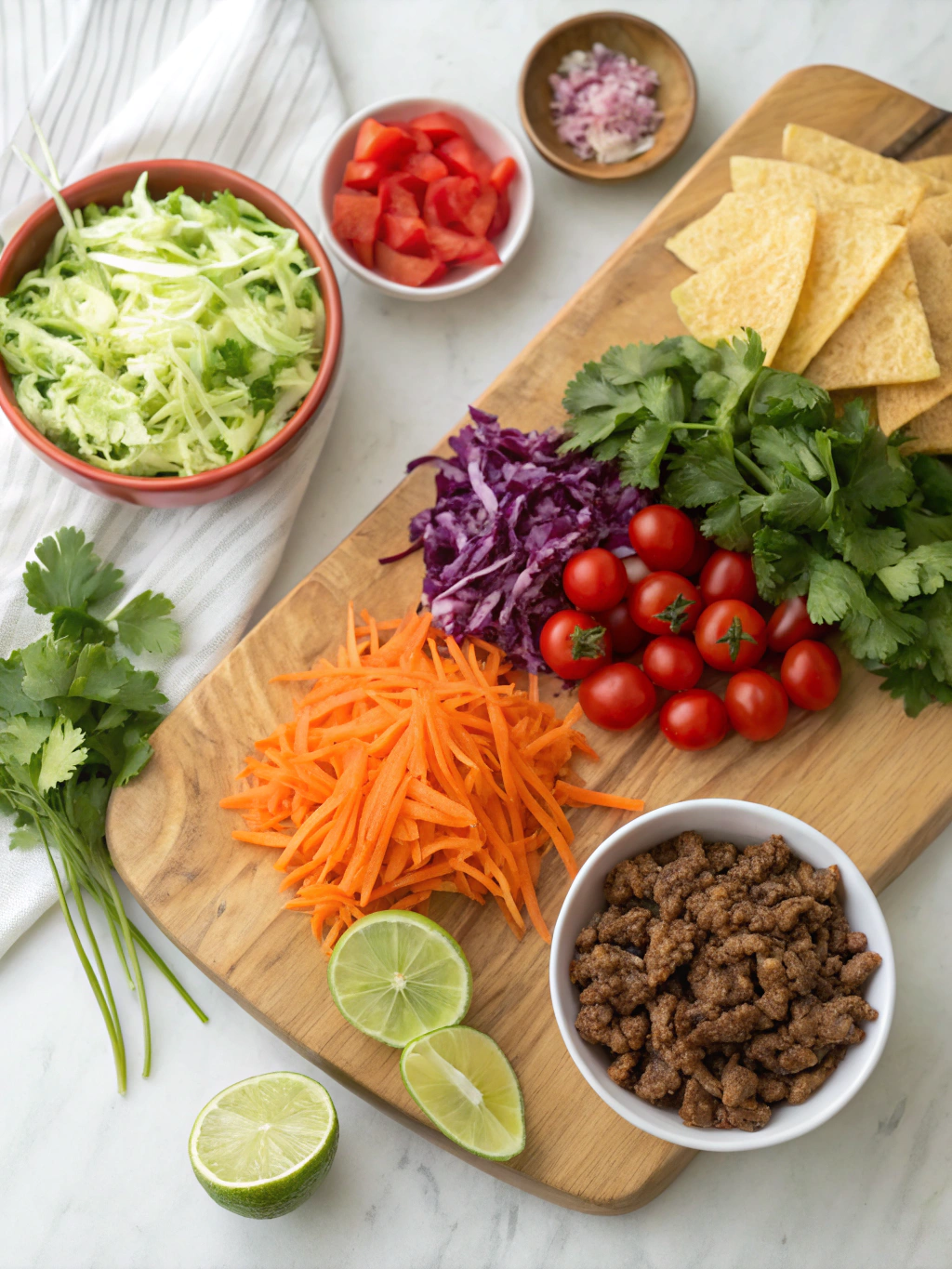 Taco Slaw Recipe ingredients