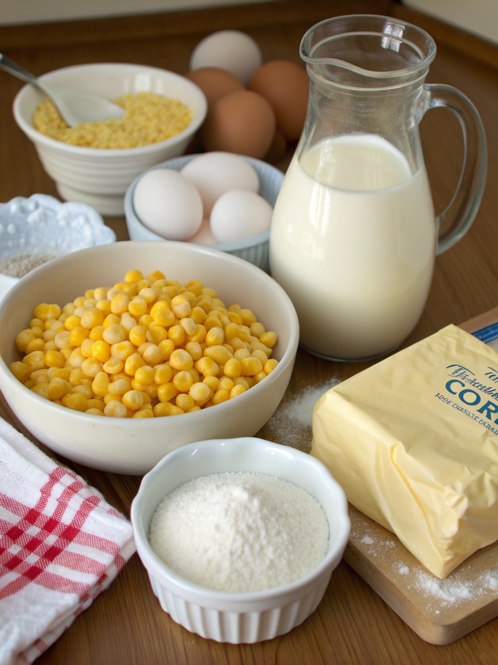 Corn Pudding ingredients