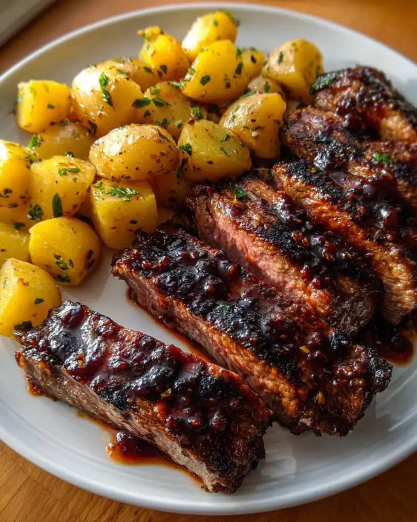 Glazed Beef Steak